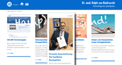 Desktop Screenshot of praxis-kiedrowski.de